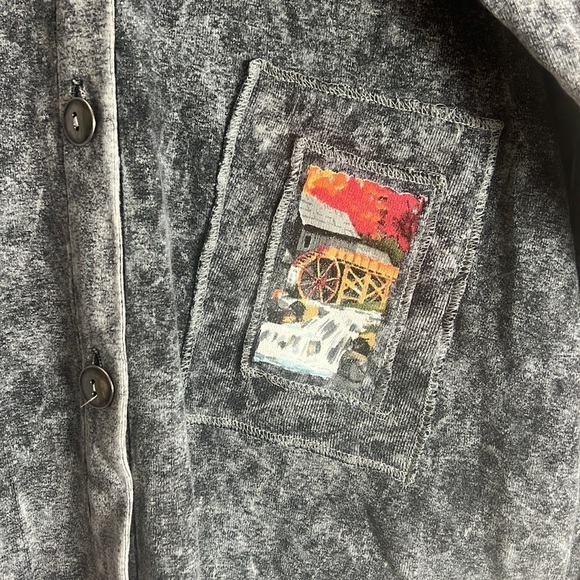 Produce Studio Button Down‎ Cotton Long Sleeve Size Large - Picture 6 of 10